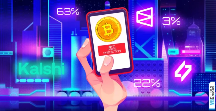 جنگ سناریوها از ۵۵ هزار تا ۱۵۰ هزار دلار؛ پیش بینی قیمت بیت کوین در پالی مارکت، کالشی و میریاد جنگ سناریوها از ۵۵ هزار تا ۱۵۰ هزار دلار؛ پیش بینی قیمت بیت کوین در پالی مارکت، کالشی و میریاد