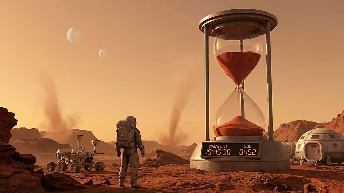 زمان در مریخ چگونه می‌گذرد؟