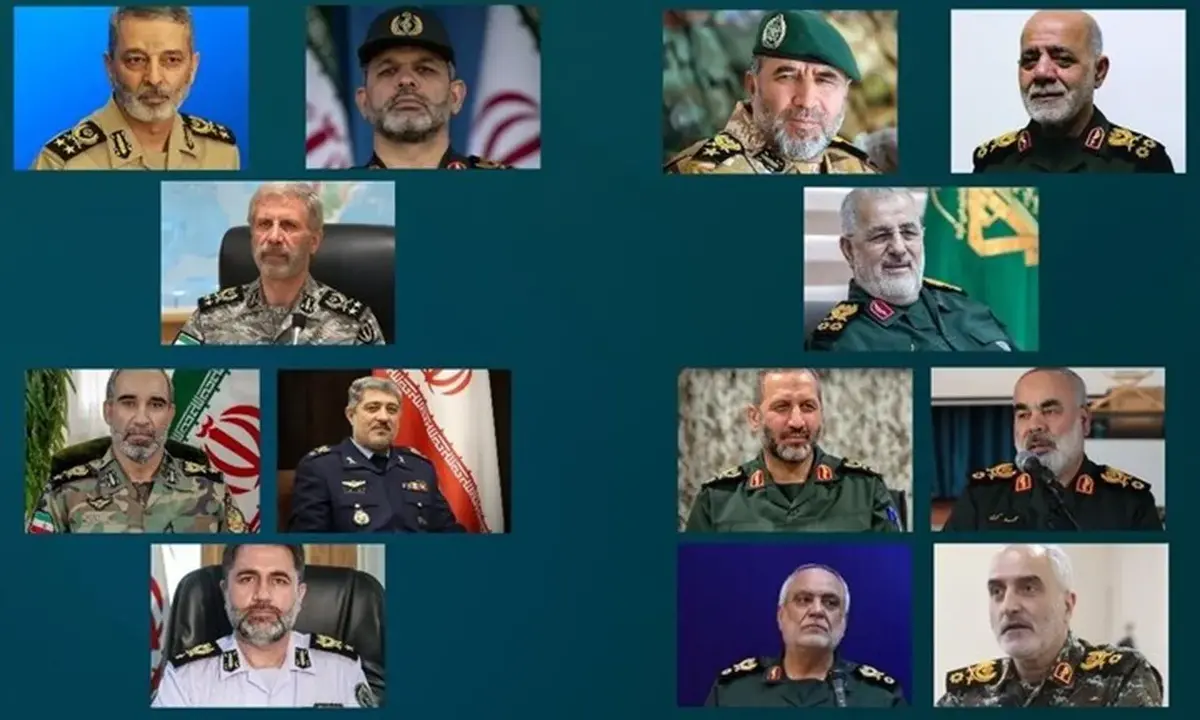 کدام فرماندهان نظامی پس از جنگ 12 روزه تغییر کردند؟ (+عکس)